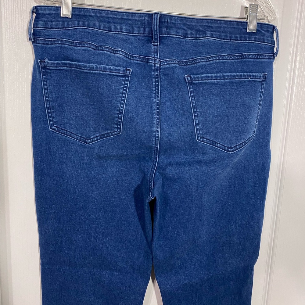 NYDJ Skinny High Waist Rolled Cuff Capri Jeans Chloe Lift Tuck Size 12 - Picture 5 of 14